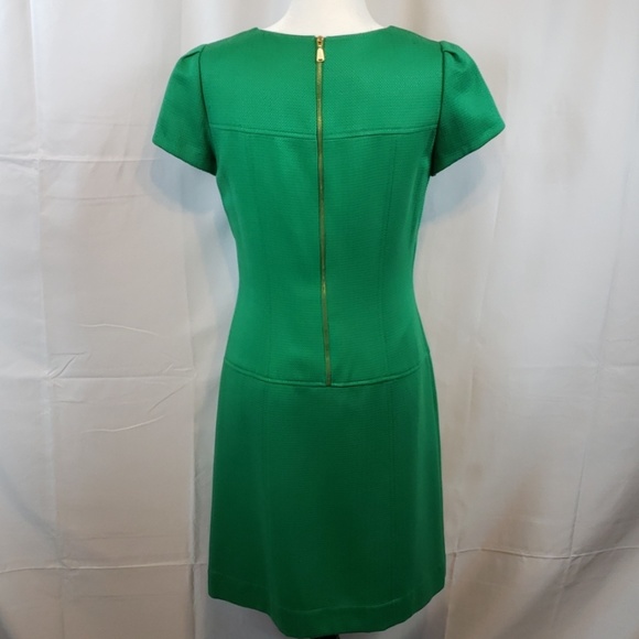 Tahari by Arthur Levine  Kelly Green Dress size 6 - Picture 5 of 8